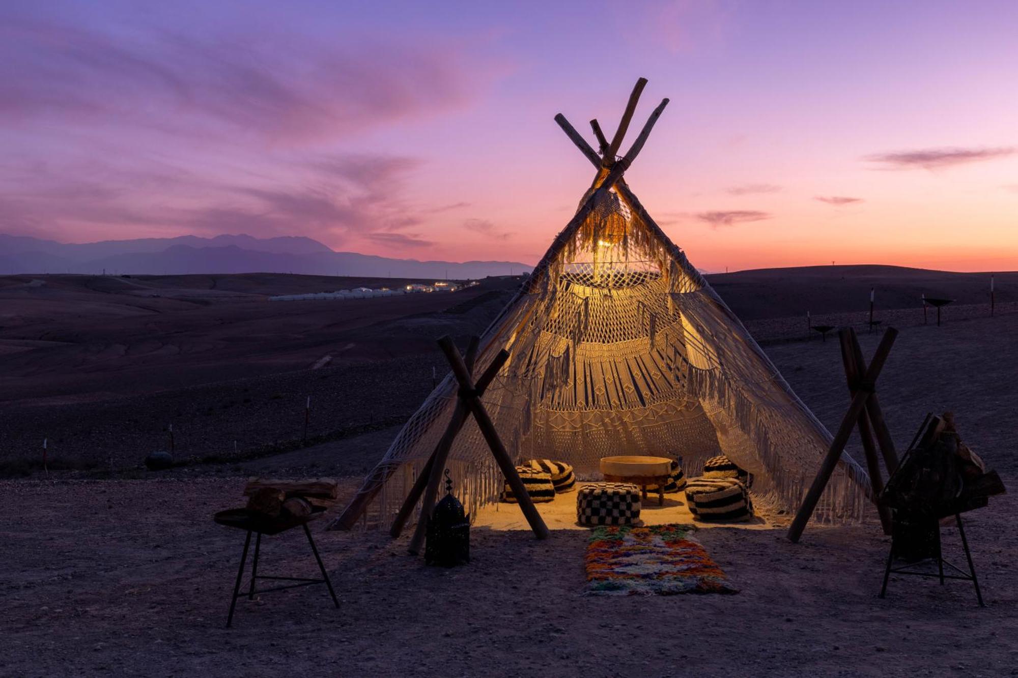 Alkamar Camp Agafay Hotel El Karia Ngoại thất bức ảnh